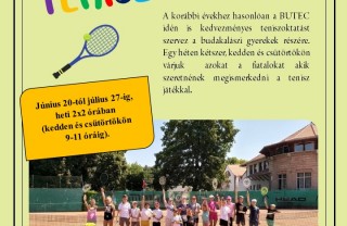 Nyári teniszoktatás budakalászi gyerekeknek! 2023